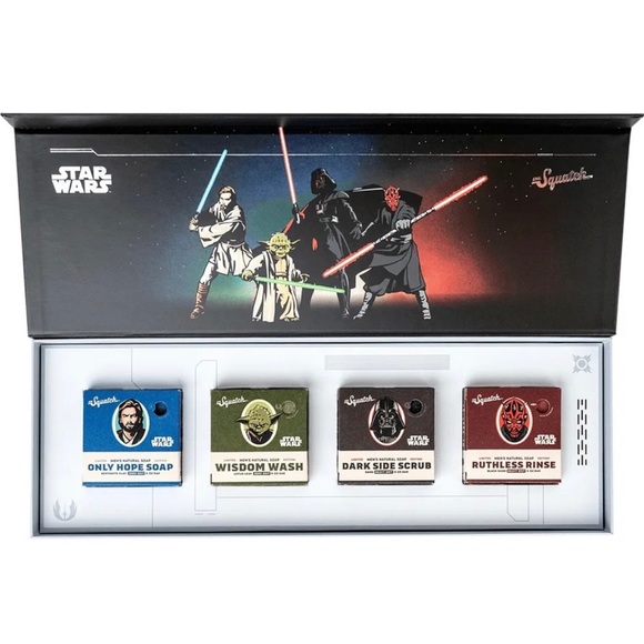 Dr. Squatch Limited Edition STAR WARS Collectible Soaps Light And Dark Side New - Picture 2 of 2